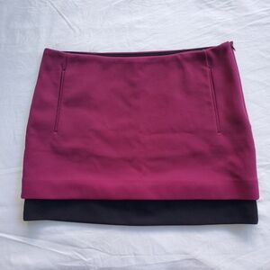 NWT Diane von Furstenberg Elley Mini Skirt New Twill Jersey (10)